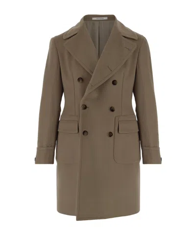 TAGLIATORE TAGLIATORE DOUBLE-BREASTED WOOL COAT