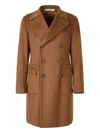 Tagliatore Double-breasted Blazer In Brown