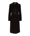 Tagliatore Double-breasted Coat In Brown