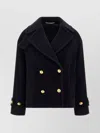 Tagliatore Double-breasted Coat Flap Pockets In Black