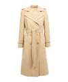Tagliatore 'luanne' Belted Double-breasted Coat In Nude