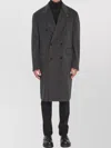 Tagliatore Cappotto D Petto Rever A Lancia Lana Spinata In Gray
