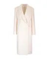Tagliatore Double-breasted Coat In White