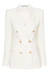 Tagliatore Double Breasted Cotton Blazer