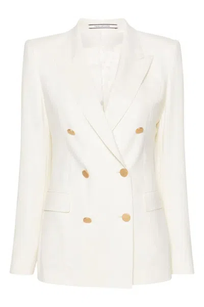 Tagliatore Double Breasted Cotton Blazer