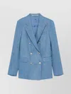 Tagliatore Double-breasted Cotton Jacket With Structured Shoulders