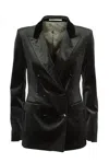 TAGLIATORE DOUBLE-BREASTED FITTED BLAZER