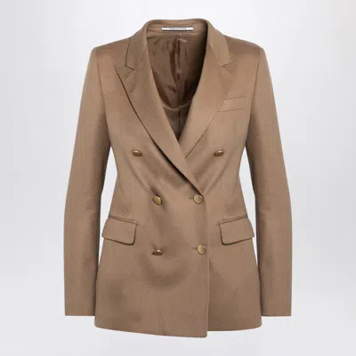 Tagliatore Double-breasted Jacket In Cream