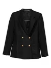 Tagliatore Double-breasted Jacket In Black