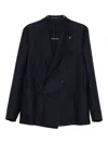 Tagliatore Double-breasted Jacket In Black
