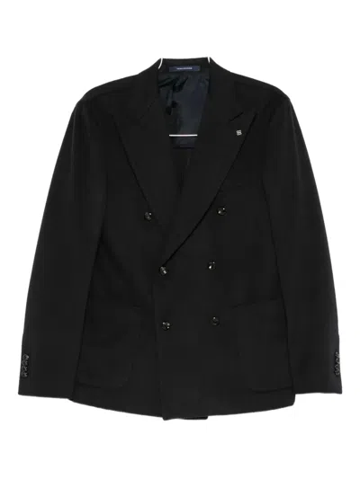 Tagliatore Double-breasted Jacket In Black