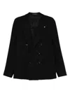 Tagliatore Double-breasted Jacket In Black