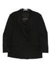 Tagliatore Double-breasted Jacket In Black