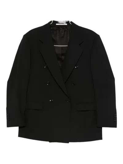 Tagliatore Double-breasted Jacket In Black