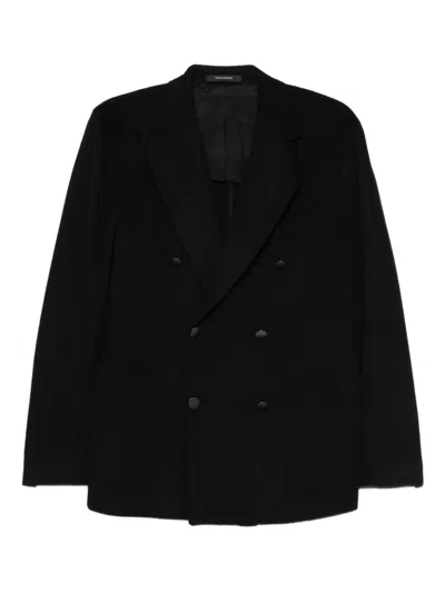 Tagliatore Double-breasted Jacket In Black