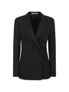 Tagliatore Double-breasted Jacket In Black