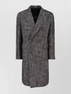 Tagliatore Double-breasted Jacket Featuring Button Detailing In Gray
