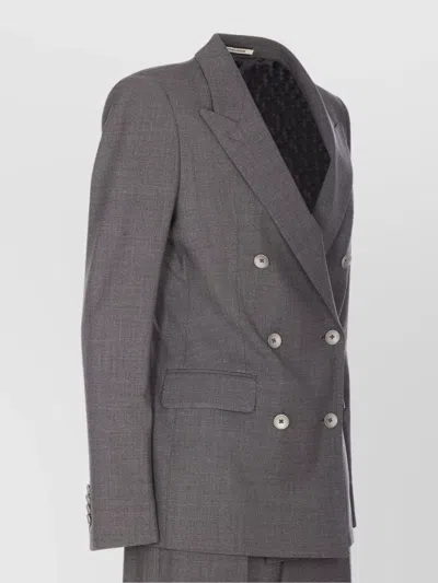 Tagliatore Double-breasted Jacket Flap Pockets