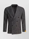 Tagliatore Double-breasted Jacket Front Pockets In Gray