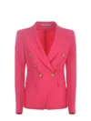 Tagliatore Double-breasted Jacket  "j-alycia" In Purple