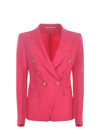 Tagliatore Double-breasted Jacket  "j-alycia" In Purple
