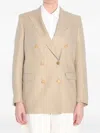 Tagliatore Double-breasted Jacket In Neutrals