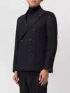 Tagliatore Double-breasted Jacket Peak Lapels In Blue