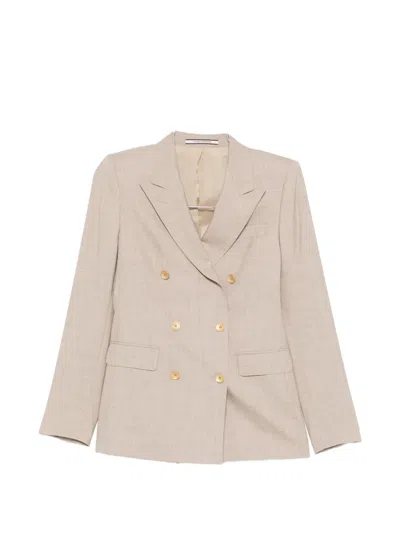 Tagliatore Double-breasted Jacket In Pink