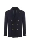 Tagliatore 'montecarlo' Blue Double-breasted Jacket