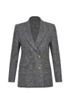 Tagliatore Double-breasted Jacket  "j-parigi" In Gray