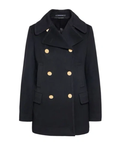 Tagliatore Double-breasted Lapel Coat