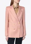 Tagliatore Double-breasted Linen Blazer