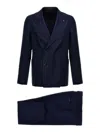 Tagliatore Virgin Wool Tuxedo In Blue