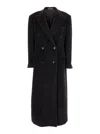 Tagliatore Double-breasted Cashmere Coat In Black