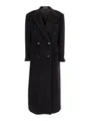 Tagliatore Double-breasted Cashmere Coat In Black