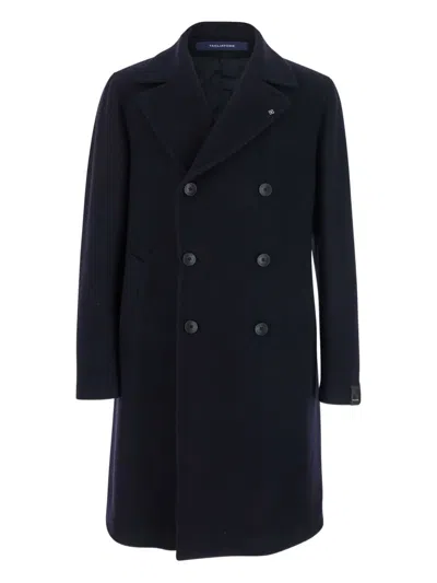 TAGLIATORE DOUBLE-BREASTED NOTCH-LAPEL COAT