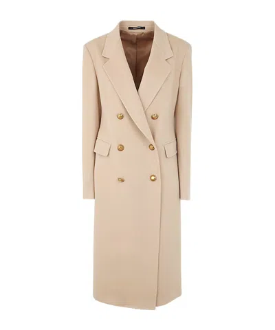 TAGLIATORE MERYL DOUBLE-BREASTED MIDI COAT