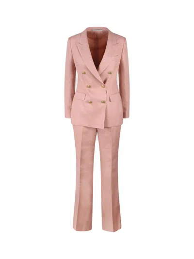Tagliatore Double-breasted Parigi Tailleur In Pink
