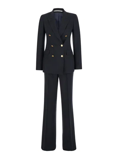 Tagliatore Double Breasted Parigi Tailleur In Blue