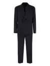 Tagliatore Double-breasted Patch-pocket Suit In Multi