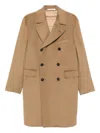 Tagliatore Double-breasted Pocket Coat In Multi