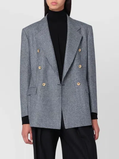 TAGLIATORE DOUBLE BREASTED PRINCE OF WALES COAT