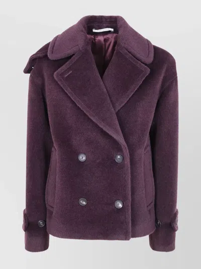 TAGLIATORE DOUBLE BREASTED SHEILA COAT POCKETS