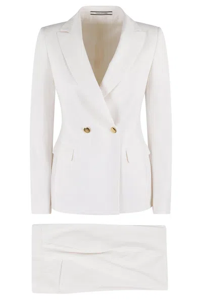 Tagliatore Double-breasted Straight Leg Tailored Suit