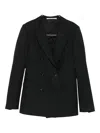 Tagliatore Double-breasted Suit In Black