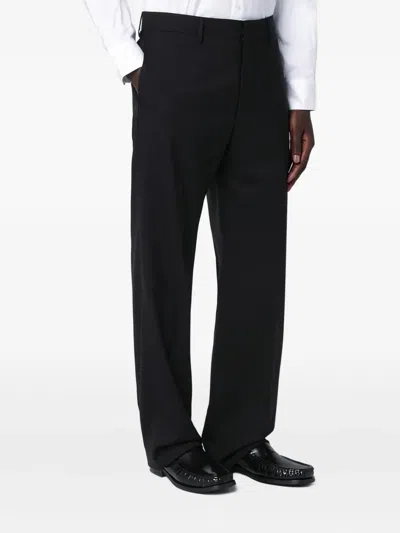 Tagliatore Double-breasted Suit In Black