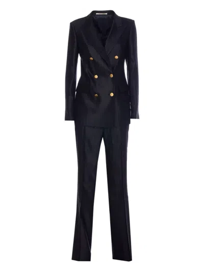Tagliatore Double Breasted Parigi Tailleur In Blue