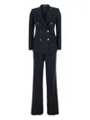 Tagliatore Double-breasted Suit In Blue