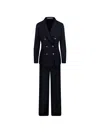 Tagliatore Double-breasted Suit In Blue