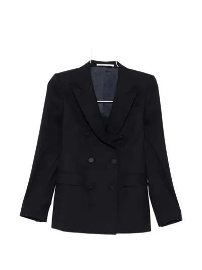 Tagliatore Double-breasted Suit In Blue